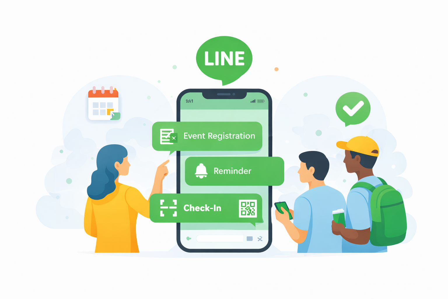 LINEだけで使える流れ